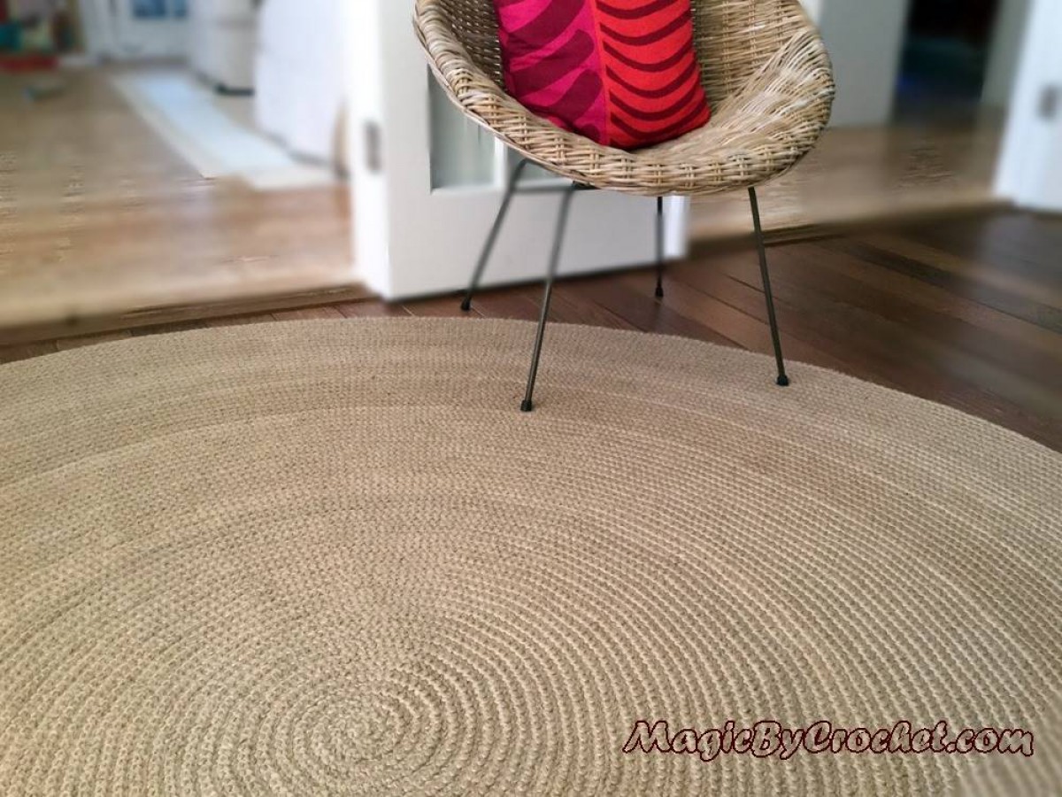 Premium Jute Area Rug, 10 feet rug, Large Natural Jute Rug, Hand